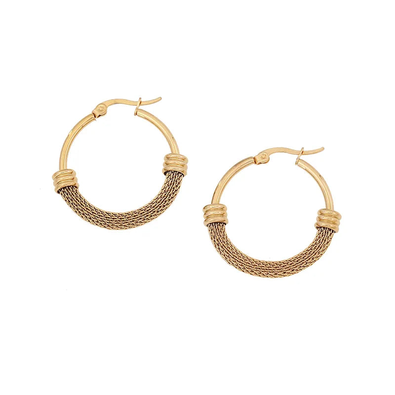 Boucles D'oreilles Acier