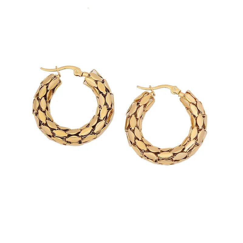 Boucles D'oreilles Acier