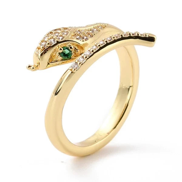 Bague Serpent Dorée