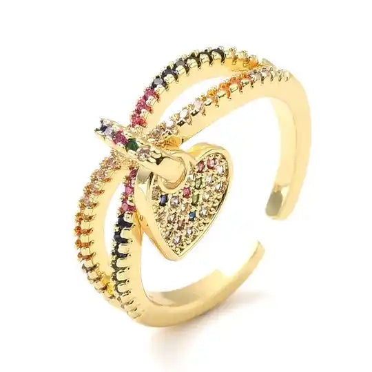 Bague Plaqué or reglable