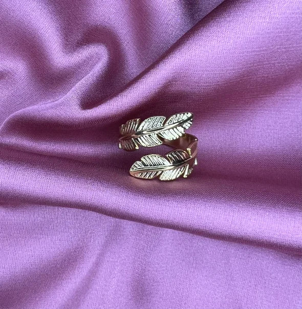 Bague Feuille D'or