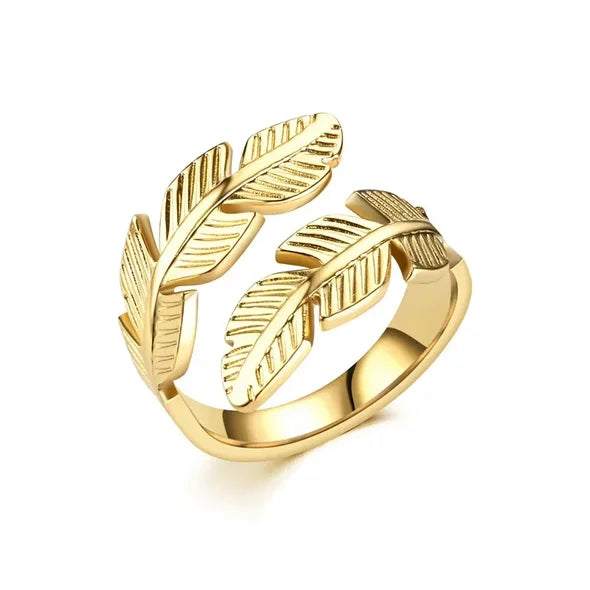 Bague Feuille D'or