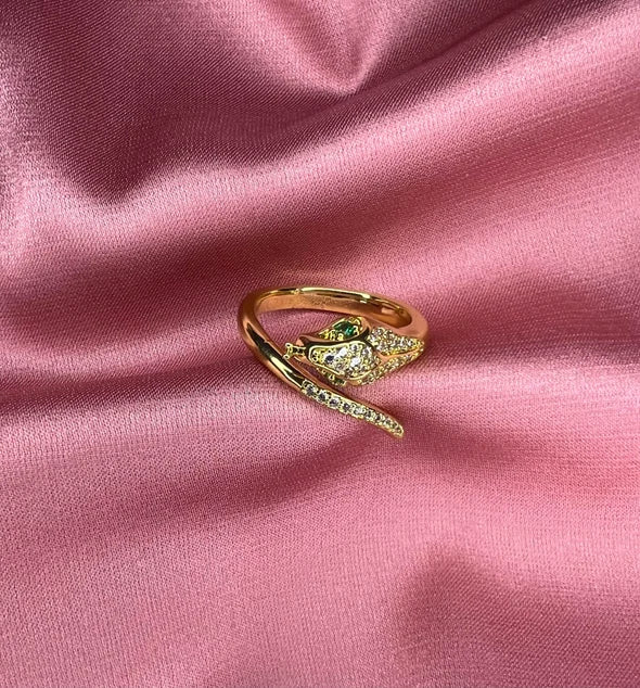 Bague Serpent Dorée